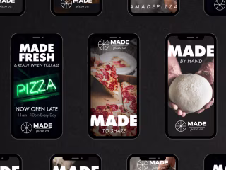 MADE Pizza Social Content