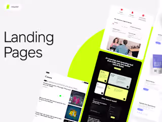 Landing page / Product page for Startups and IT companies