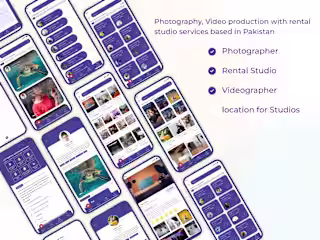 Mobile App for photographer and studio booking