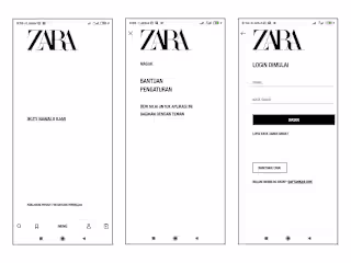 Redesign Zara app ( wireframe part one )