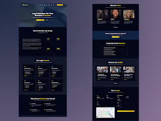 Meridian Law Firm Website Development