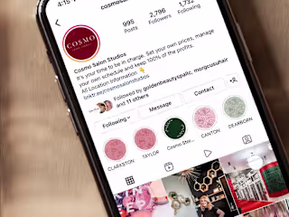 Salon Studio Social Media Management