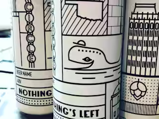 Nothing's Left Brewery Can Design
