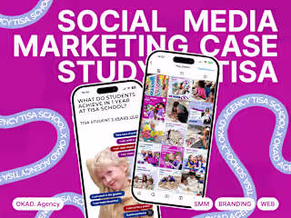 Social Media & Marketing Design for Kids School — Tisa