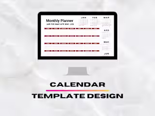 Monthly Calendar/To-Do List Template