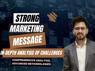 I will optimise marketing message by define your market problem