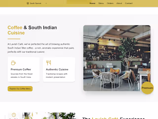 Lavish Cafe | Restaurant App