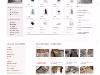 Bespoke Wardrobe  Management Dashboard