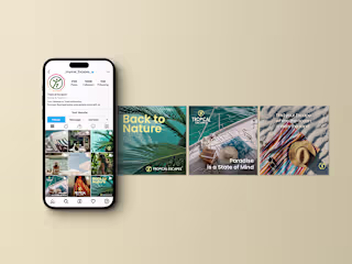 Social Media Branding - Luxury Travel Agency - Tropical Escapes
