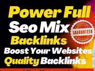 Mix High Authority Dofollow Quality Seo Backlinks