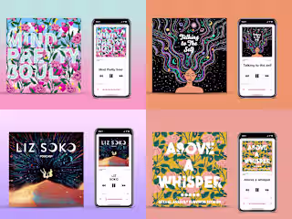Eye-catching Podcast Covers