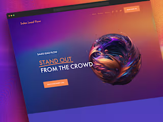 Sales Lead Flow - Landing Page