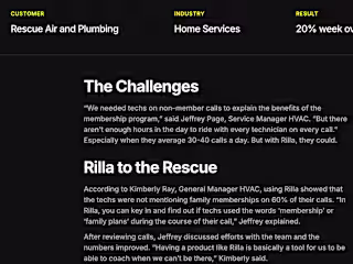 Rilla Customer Testimonial: Rescue Air 