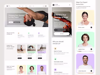 FLOW - Yoga Landing Page 🌟