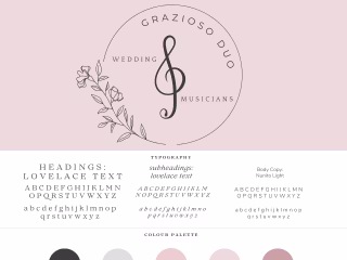 Grazioso Duo | Logo & Brand Board Design