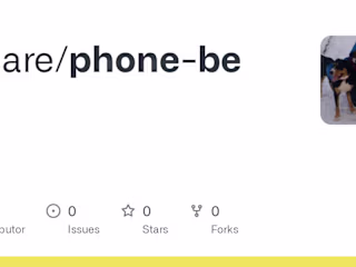 GitHub - JiMare/phone-be