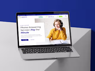 UX/UI Design for phone answering services - Answer Service
