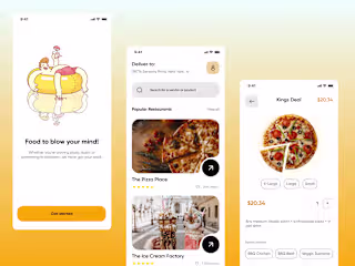 Food Delivery App Design