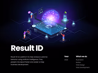Resultid - Website and Illustration Set for AI Platform