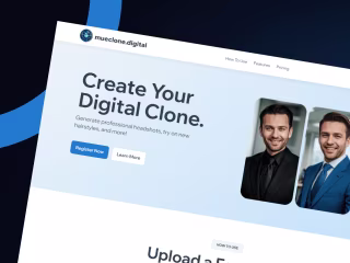 Landing Page Design & Development for Meuclone Digital