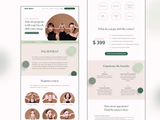 Brand and web design for Yoga studio