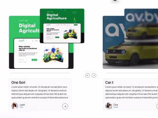 Website landing page UI/UX 