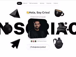 Rediseño Design Criss - Proyecto en Framer