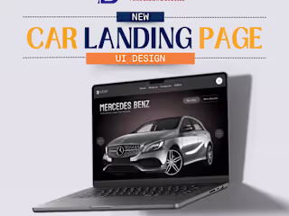 Car landing page Ui design by bittu rai :: Behance