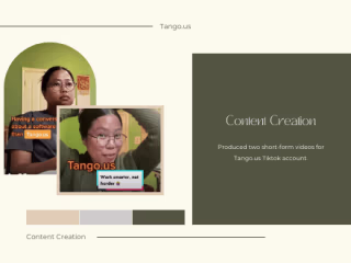 Content Creation for Tango.us