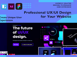 I will do UI/UX Design for unique web experience 