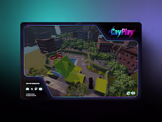 Cayplay Framer Website - Game Trailer Showcase