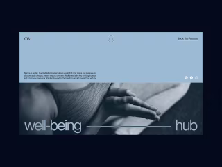 OM. Meditation Center ~ Web Design Hero