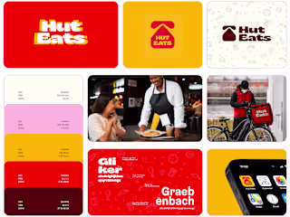 Hut Eats Identity Design