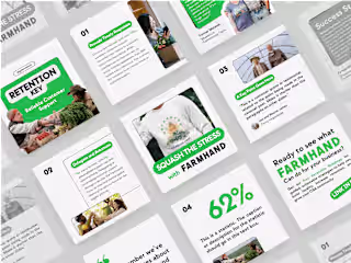 Social Media Templates for AgTech Brand