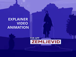 Explainer video animation for mobile app