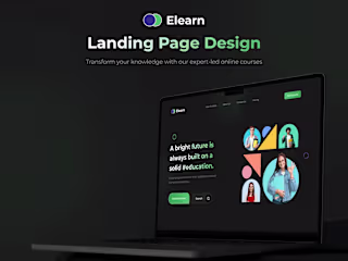 Elearn: Education Website on Behance