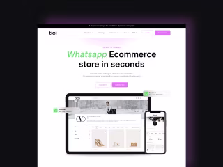 Tici e-commerse website