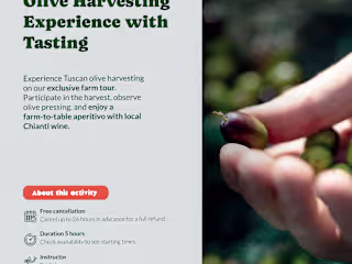 Olive Harvesting Flyer