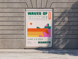 Waves of Change Forum 2024 - Multi-Format Poster Design