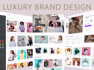 LUXURY FASHION WEB DESIGN