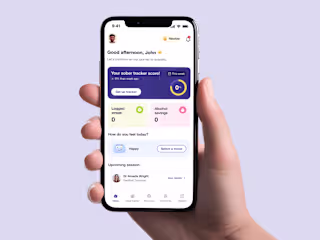 An alcohol intake management app