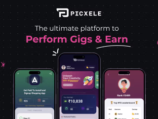 Picxele App Redesign - Gig Earnign Platform