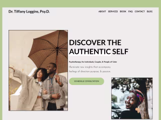 Web Redesign for Dr. Tiffany Loggins Psy.D.