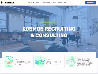 KOSMOS Recruiting & Consulting Website