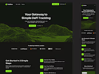 FolioFlow – DeFi Dashboard Landing Page