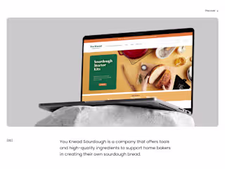 You Knead Sourdough | Website Re-design