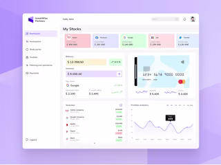 Dashboard for stock management