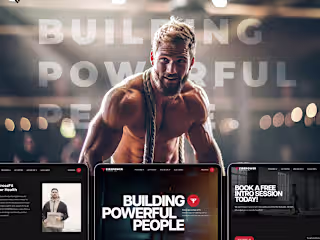 Reebok Crossfit FirePower - Branding & Web design