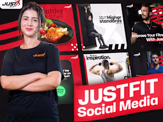 Social Media Design for JustFit Gym