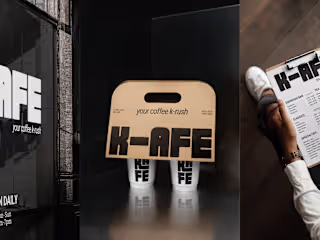 Korean Coffee Shop Visual Identity